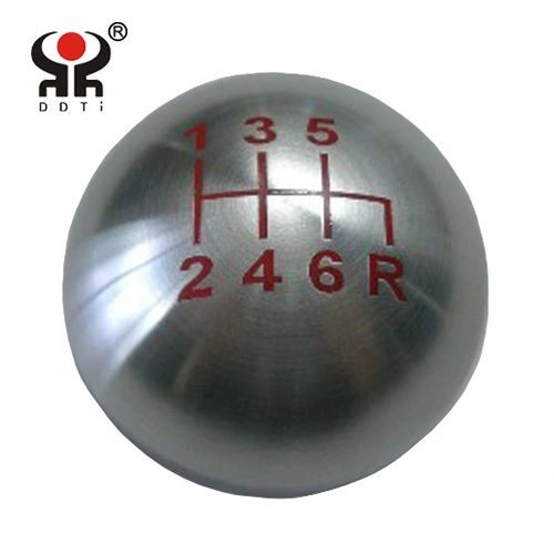 6 Speed brushed Titanium shift knob